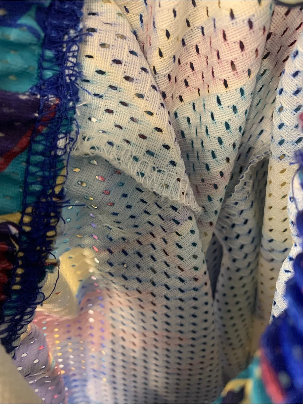 Eric Emanuel Multicolor Floral Mesh Shorts